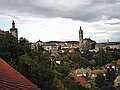 Kutn Hora - widok miateczka widoczny gotycki koci w. Jakuba.